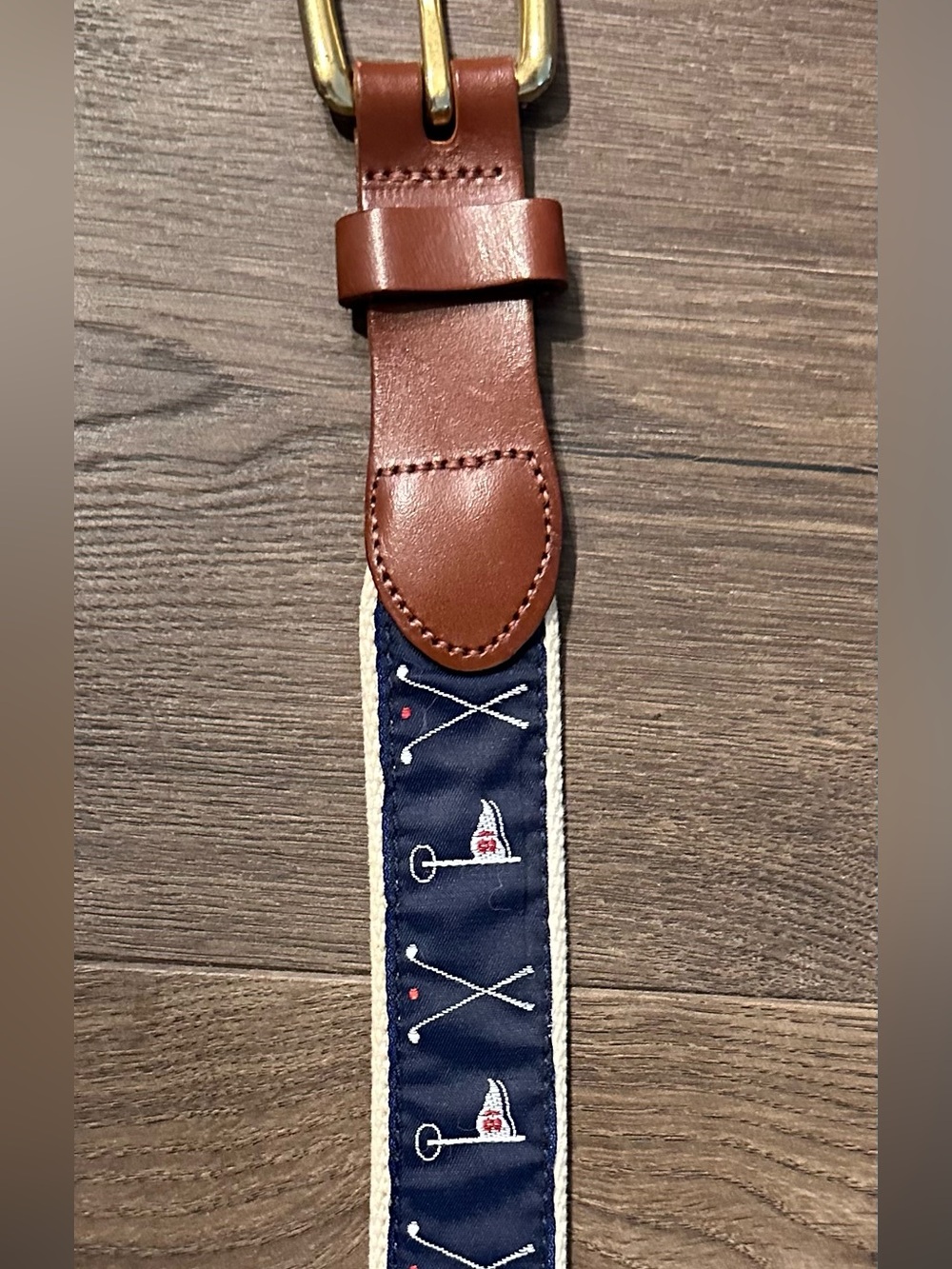 Leather Man Ltd 18th Hole Golf Belt Size 44
